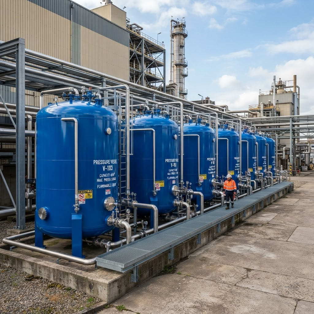 Zbiorniki ciśnieniowe wyprodukowane przez WTI