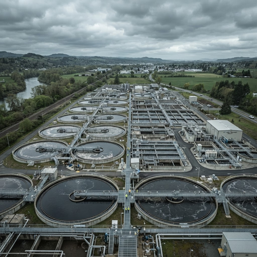 Nowoczesna oczyszczalnia przemysłowa zrealizowana przez WTI