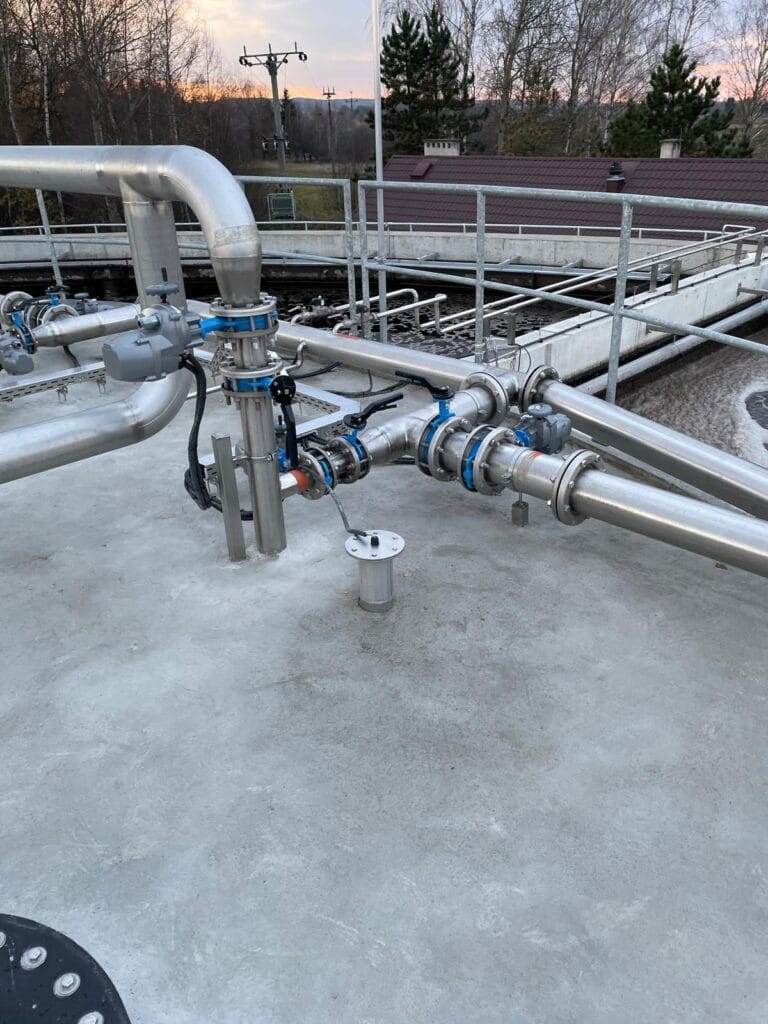 Armatura instalacji technologicznej